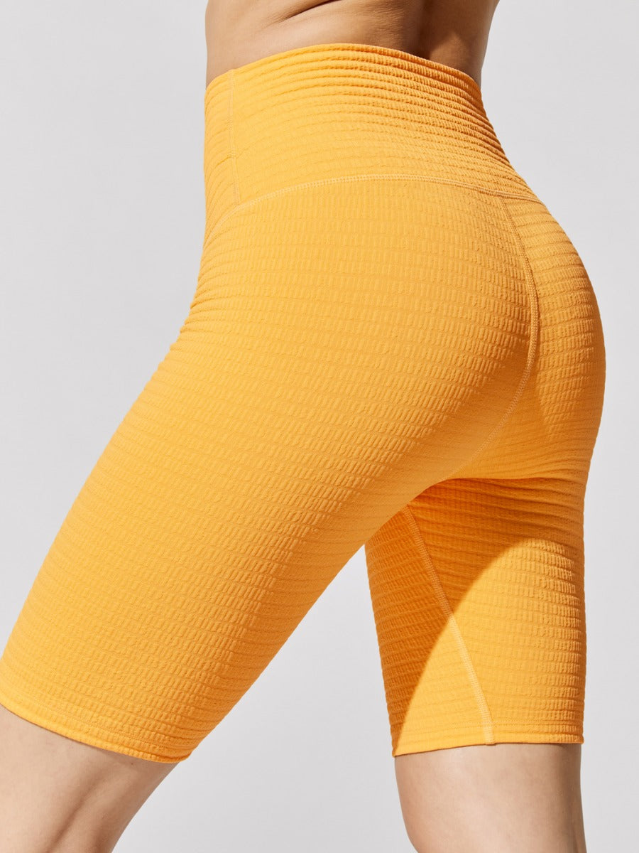 Jacquard Biker Short | Pale Apricot