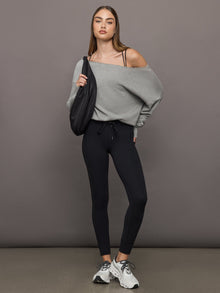 High Rise Pocket Legging in Melt | Black