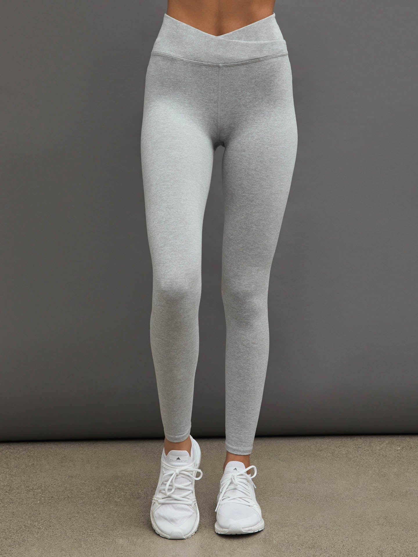 Carbon38 | Melange Legging | Light Heather Grey