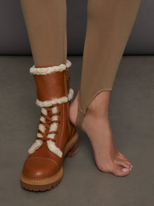 Stretch Twill Stirrup Legging | Khaki