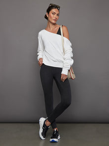 Wrap Bra in Heather Melt | Charcoal Heather