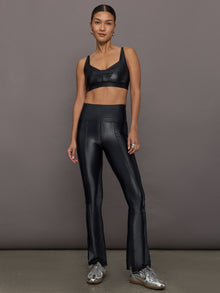 Soft Sculpt Sports Bra in Takara Shine | Black