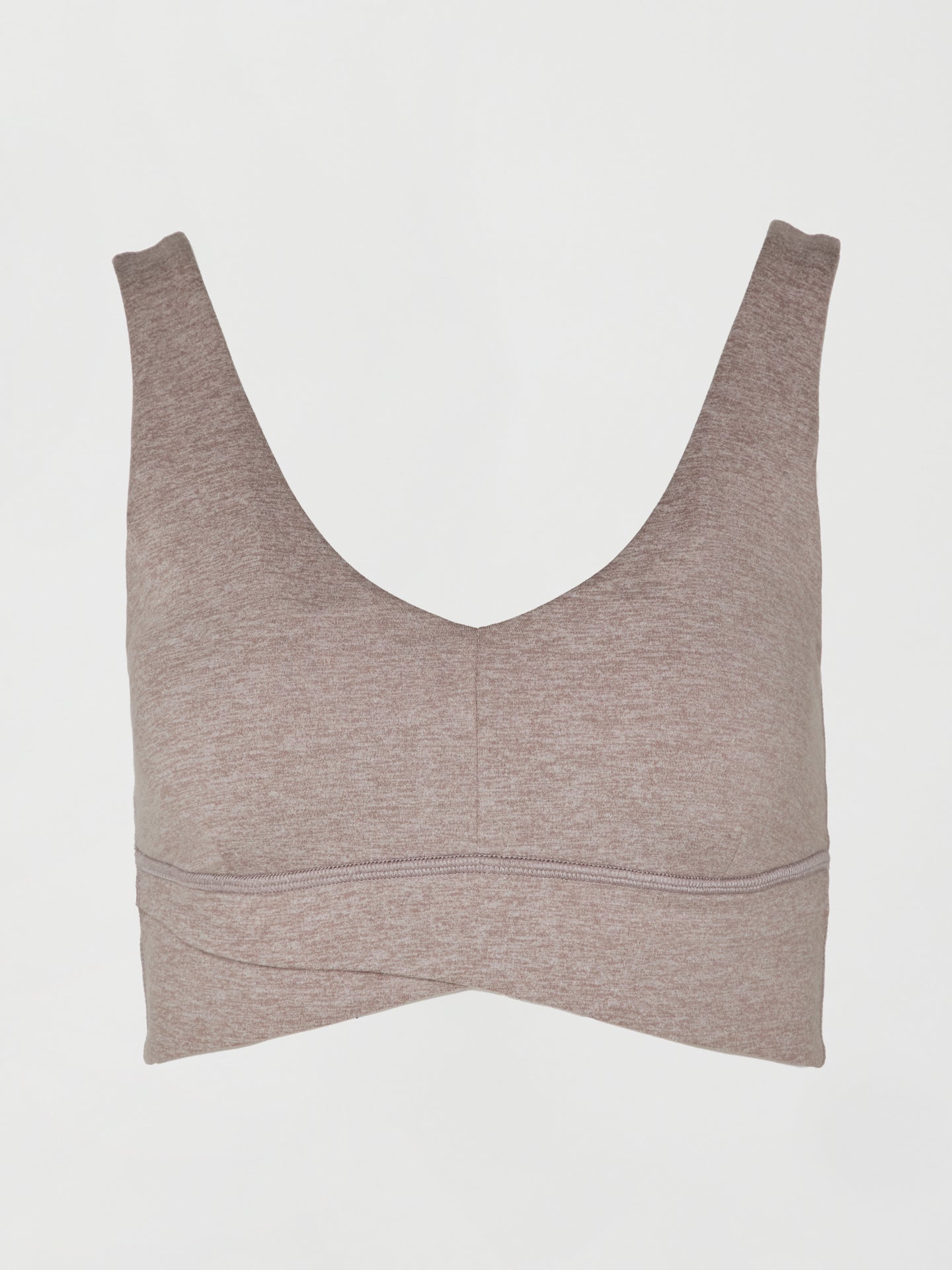 Wrap Bra in Heather Melt | Heather Oatmeal