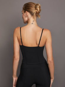 Carbon38 | Seamed Tank In Melt | Black