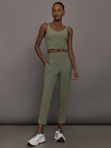 V-Neck Tank in Melt | Moss
