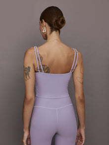 V Neck Tank in Melt | Lavender Grey