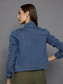 Tailored Denim Jacket | Medium Wash