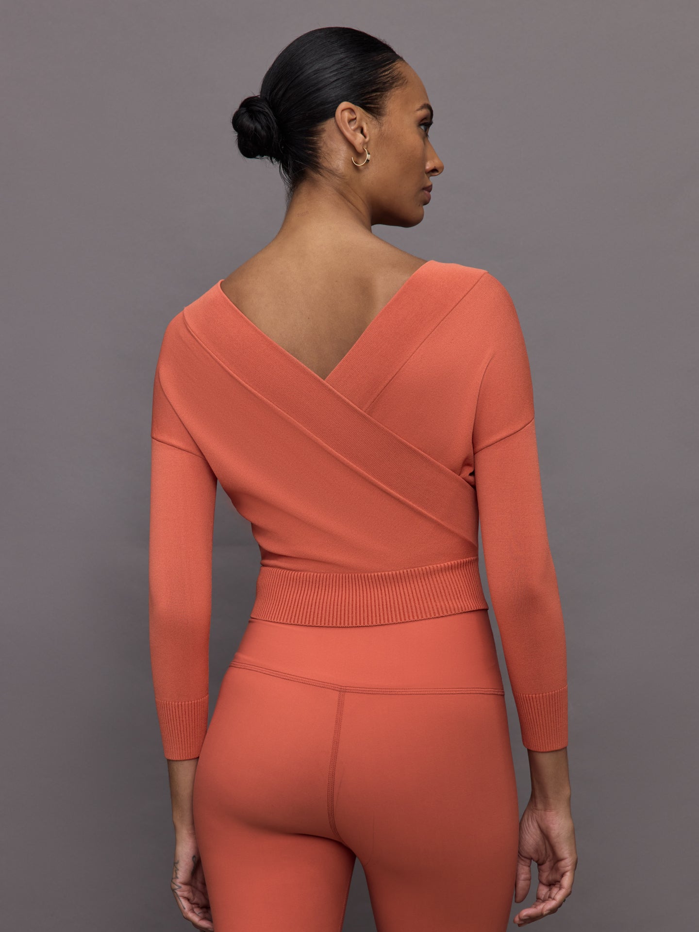 Carbon38 | Cross Over Sweater | Burnt Sienna