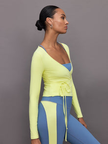 Carbon38 | Long Sleeve Tie Top in Melt | Charlock