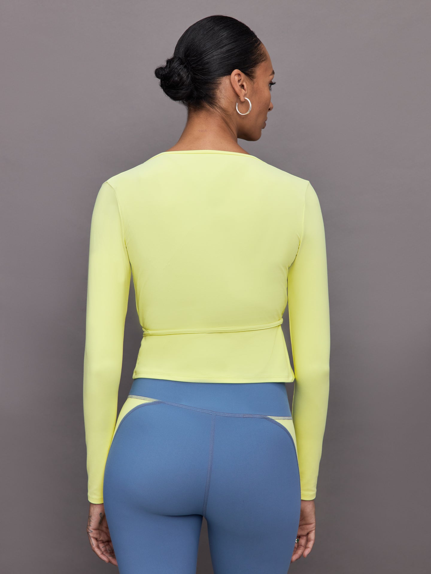 Carbon38 | Long Sleeve Tie Top in Melt | Charlock