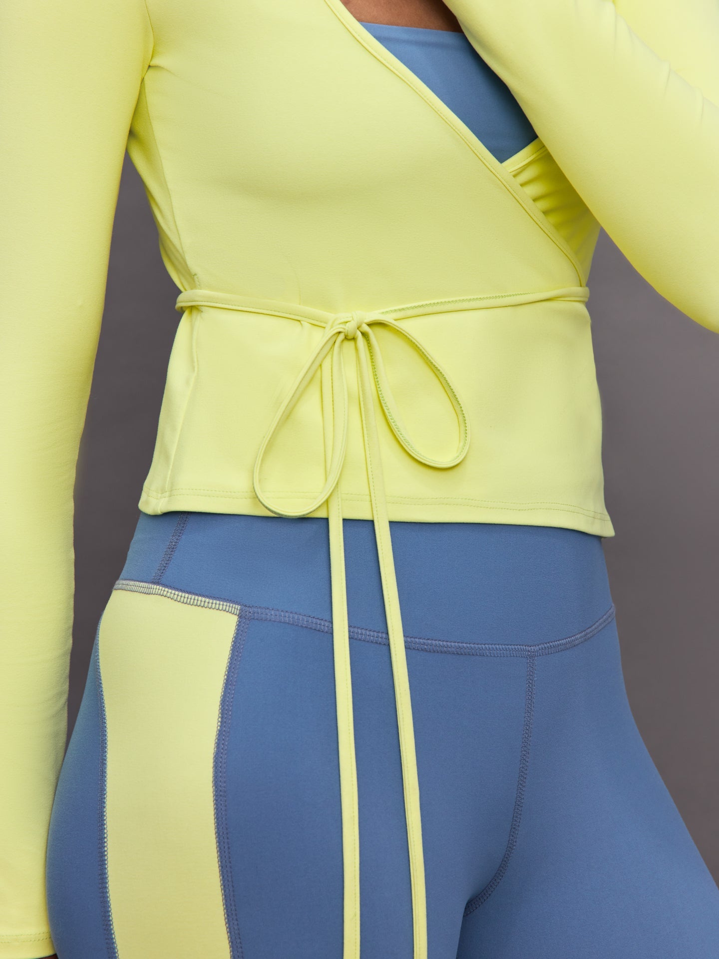 Long Sleeve Tie Top in Melt | Charlock