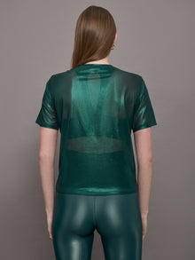 Carbon38 | Liquid Mesh Tee Shirt | Ponderosa Pine