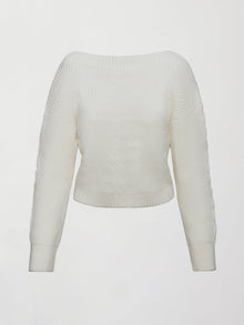 Twist Pullover | Ivory