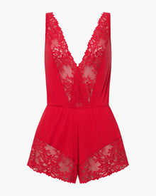 Red Teddy - Carmela Modal Romper
