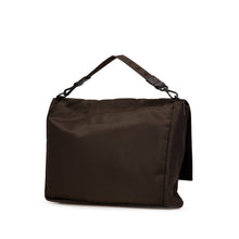 Fendi | Pre-Owned Large Econyl Nylon Baguette Satchel | Brown/Dark Brown