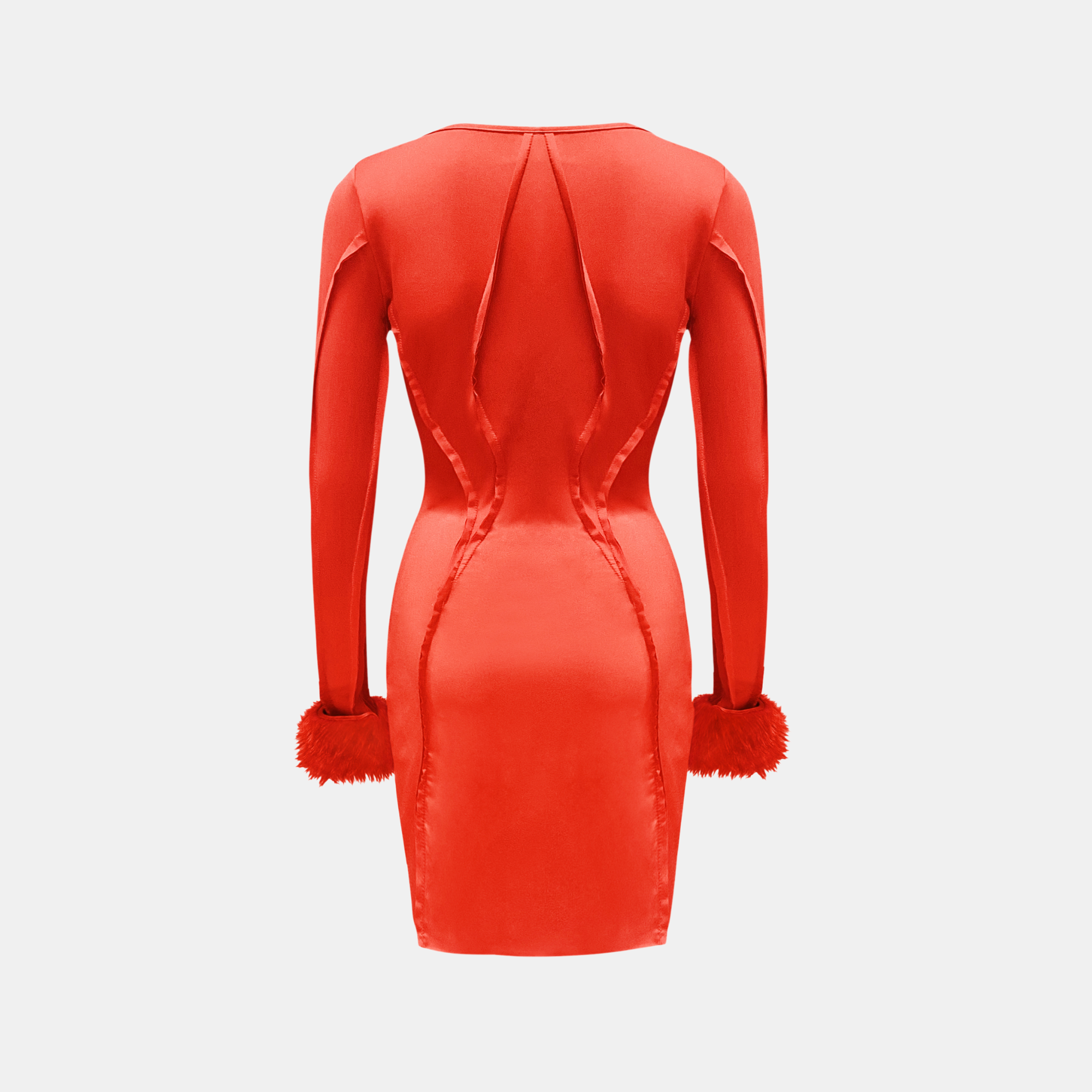 OW Collection Ciara Mini Dress | Red