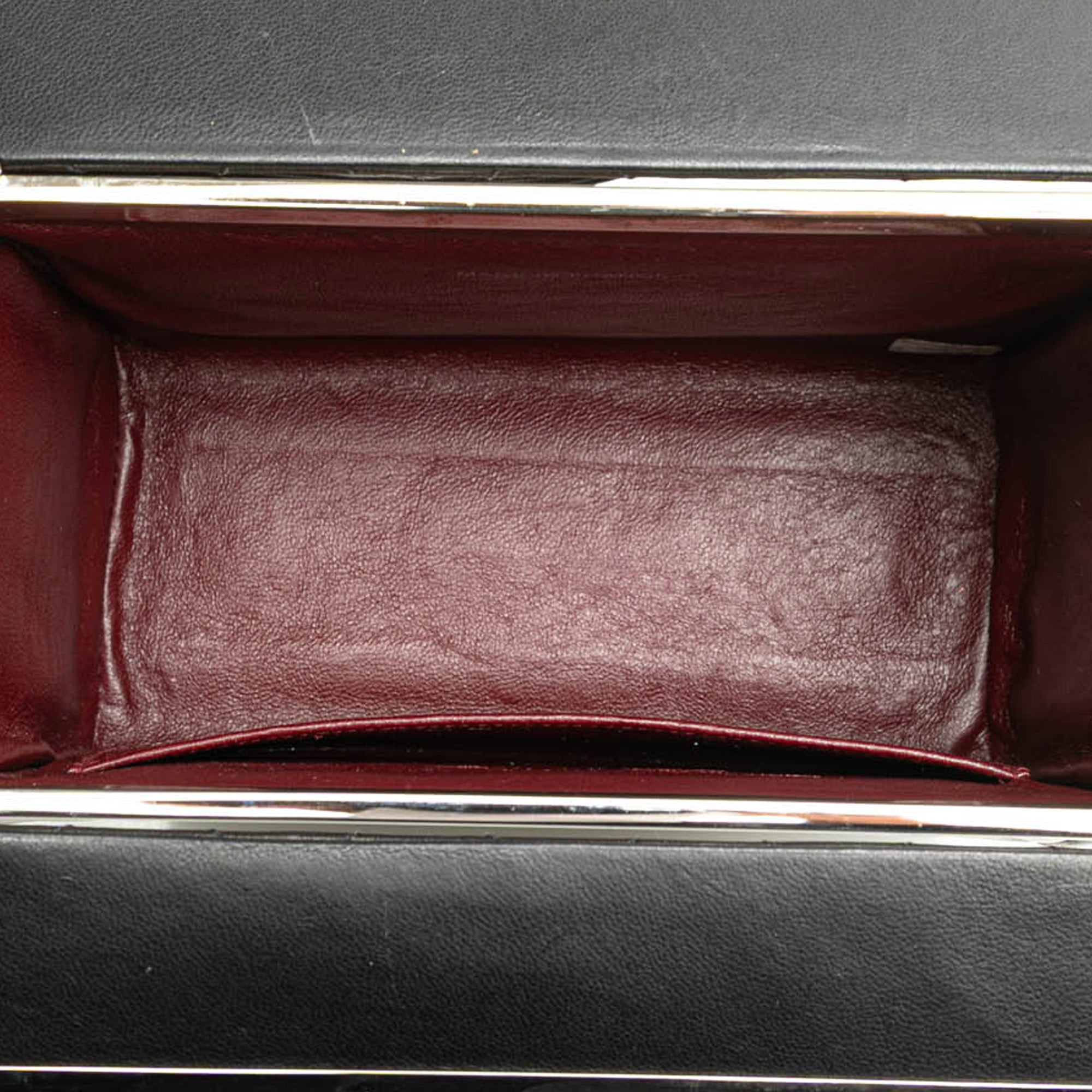 Chanel | Pre-Owned Quilted Lambskin Leather Box Bag | Black