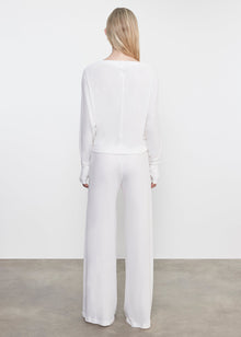 Cashmere Dolman Top | White