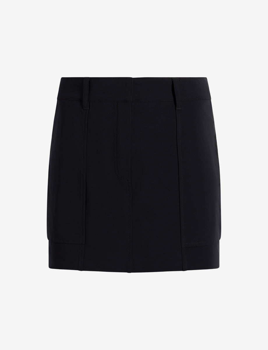 Classic Utility Micro Mini Skirt::Black::Main