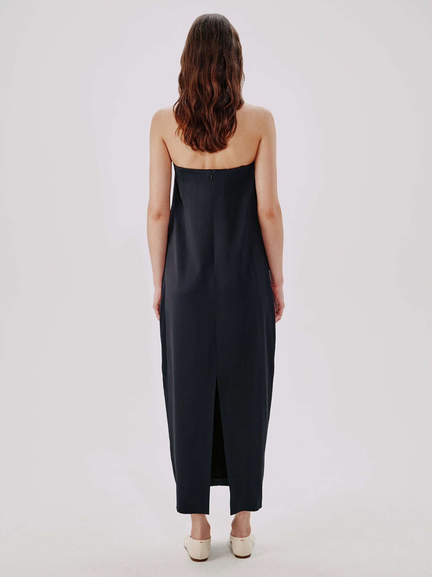 Another Tomorrow Cocoon Convertible Dress in Black – Viscose Women's Dress