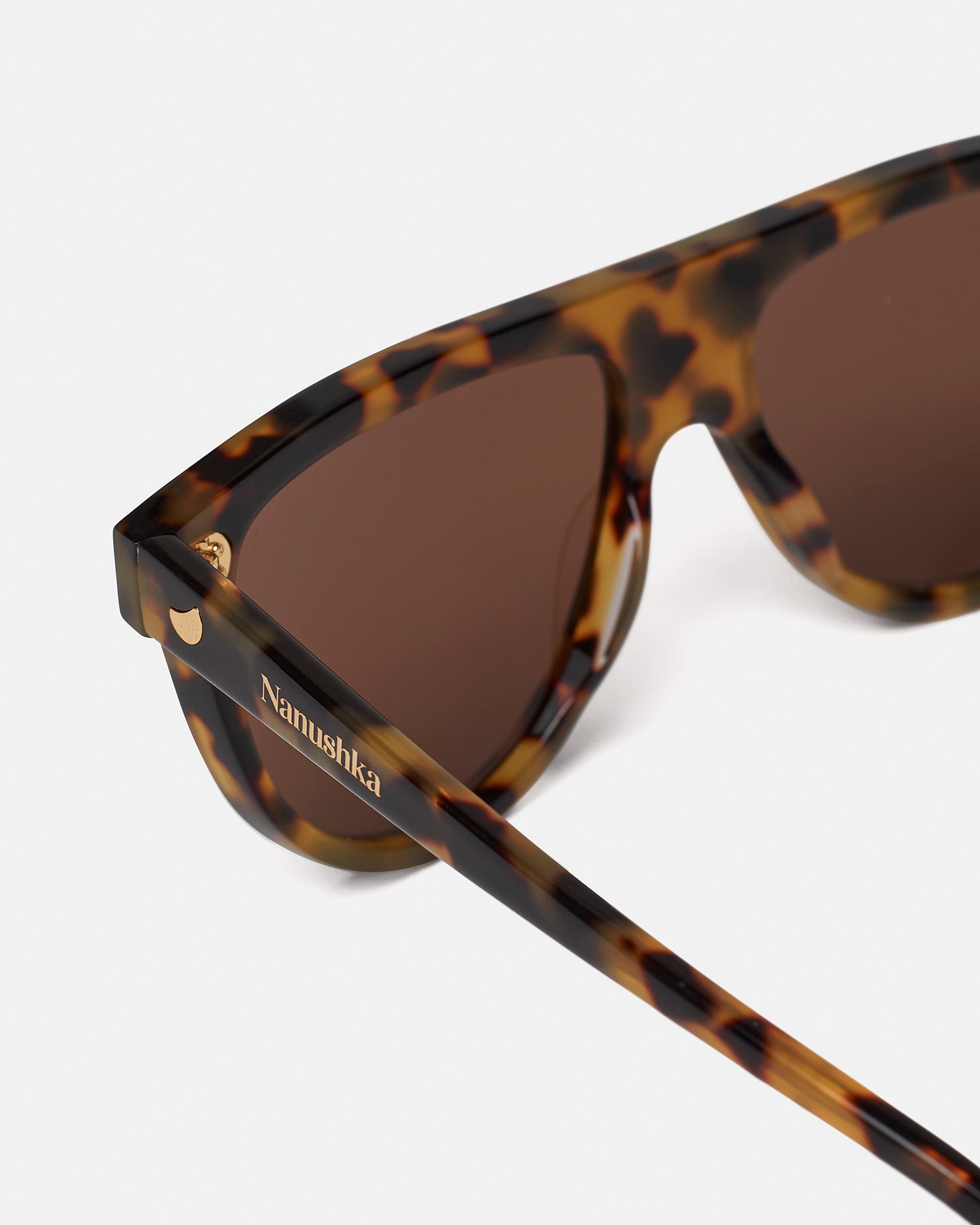 Coleen Bio-Plastic Sunglasses | Dark Amber