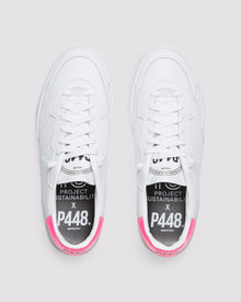 Unisex | Bali Recycled Fuchsia Sneaker | White