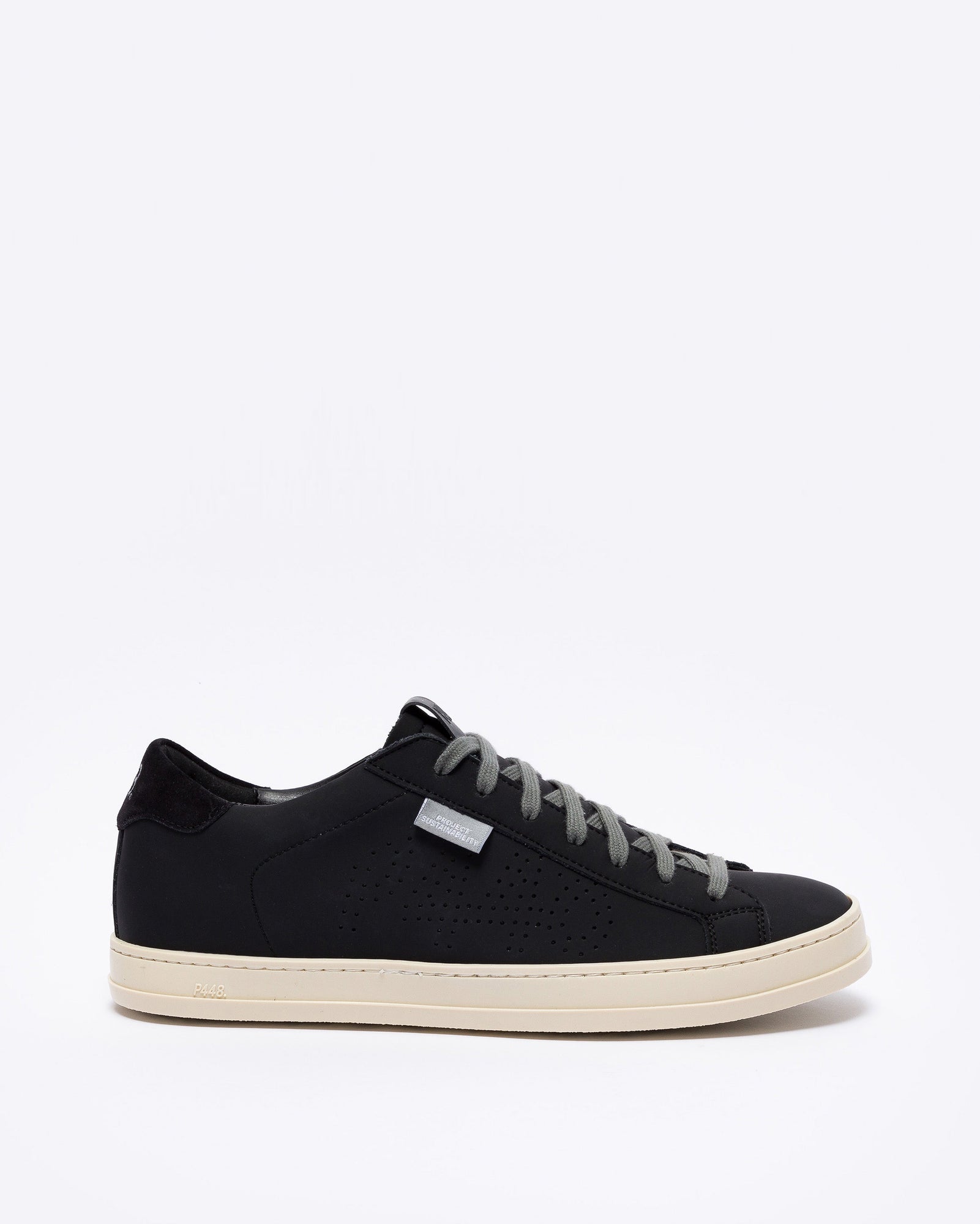 Men | John Recycled Sneaker | Black/Black