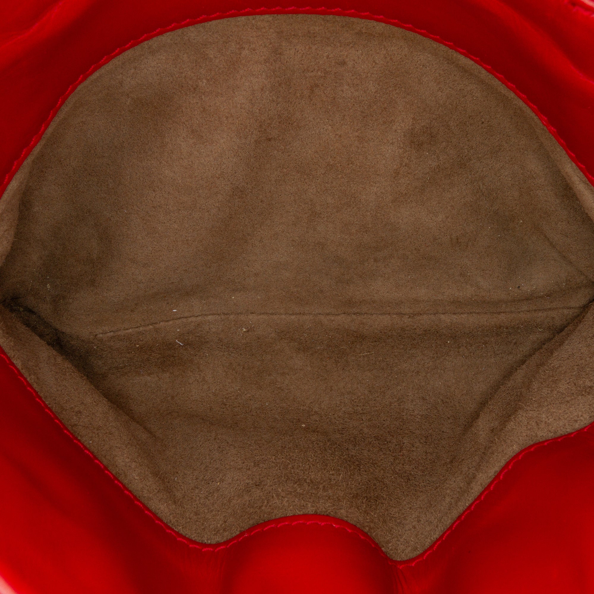 Bottega Veneta | Pre-Owned Mini Nappa Intrecciato Roma Satchel | Red/Dark Red