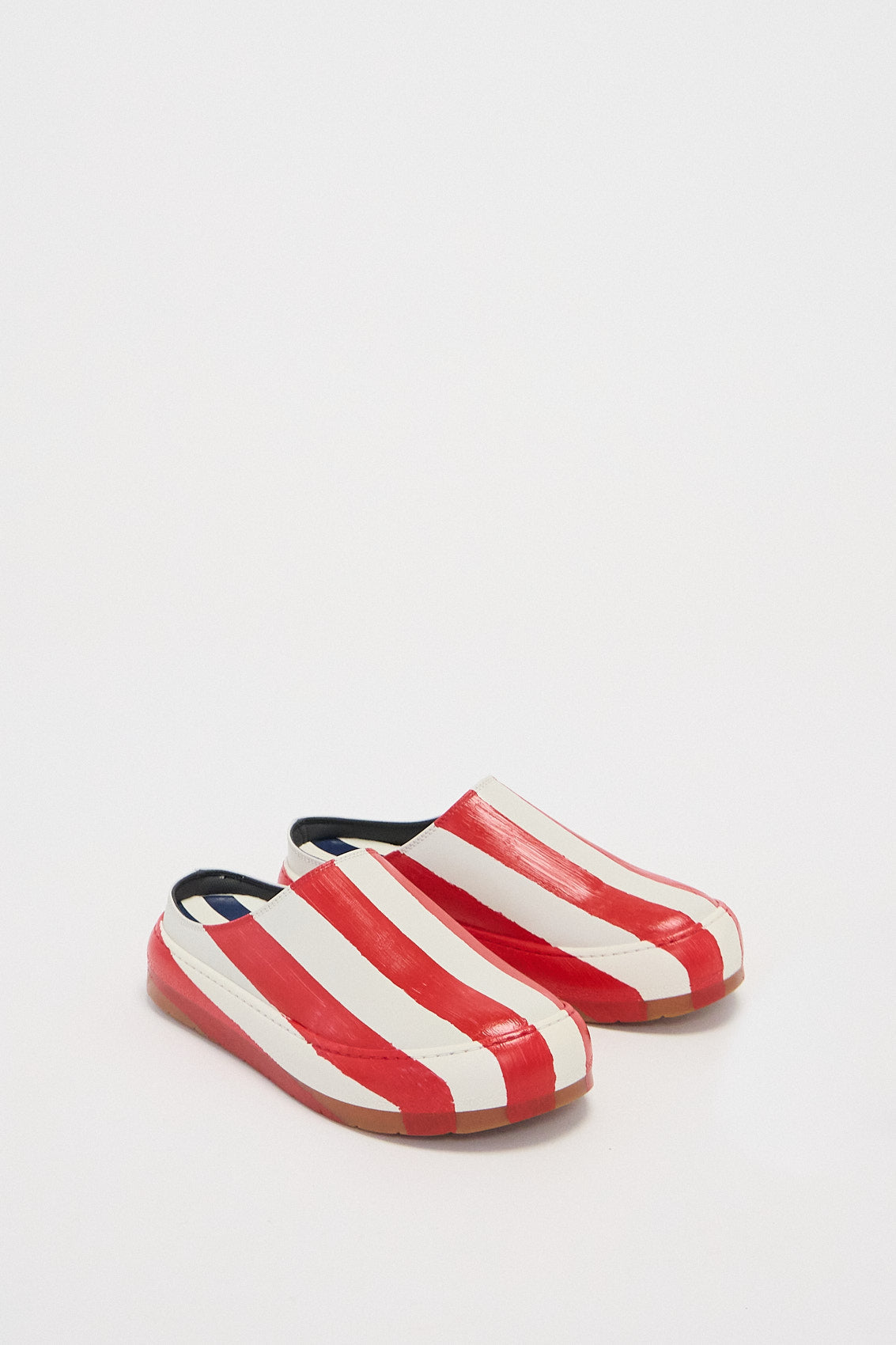 Dreamy Mule | Unisex | Red x White Stripes