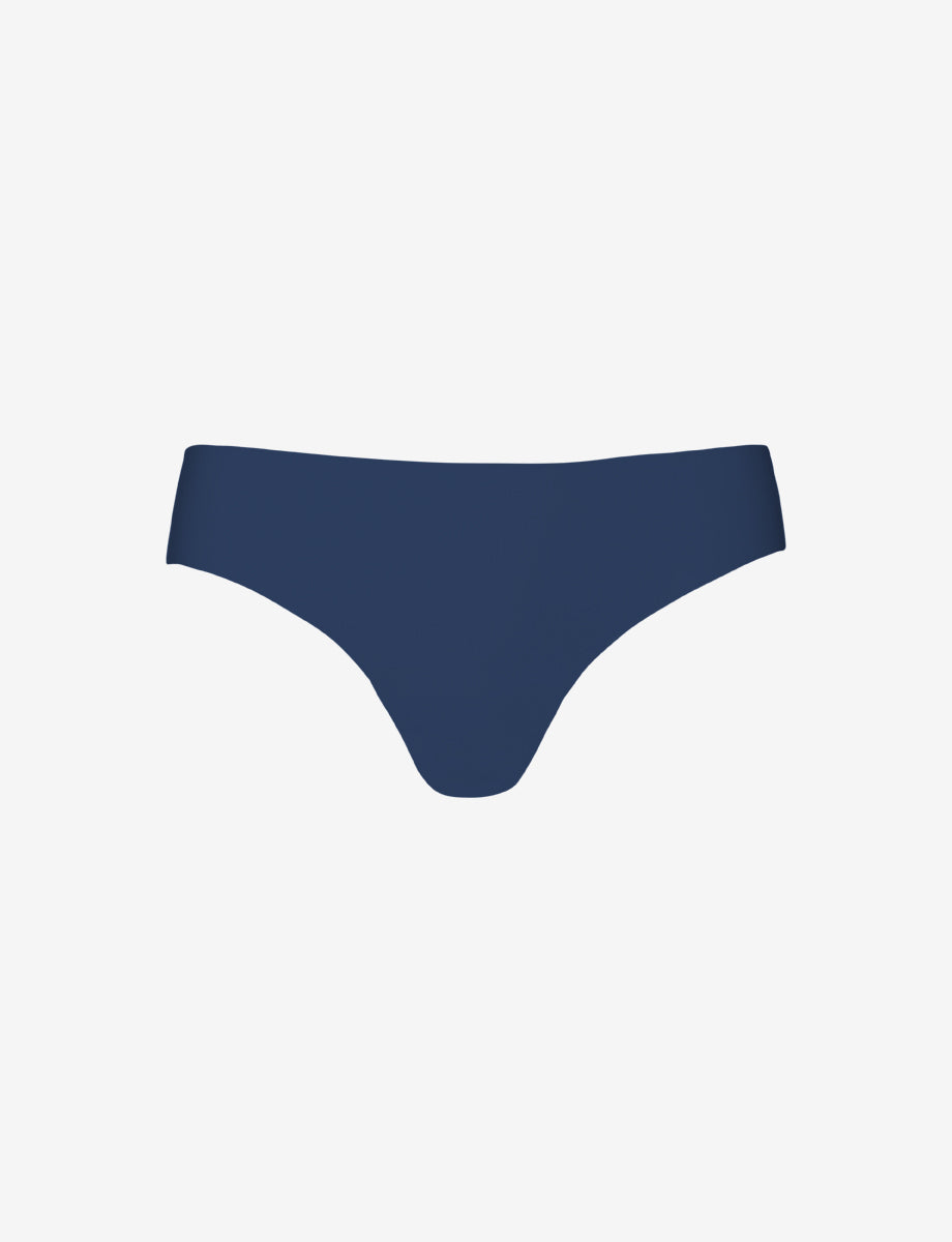 Butter Mid-Rise Thong::Navy::Main