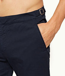 Campbell Slim Fit Stretch Chinos | Navy