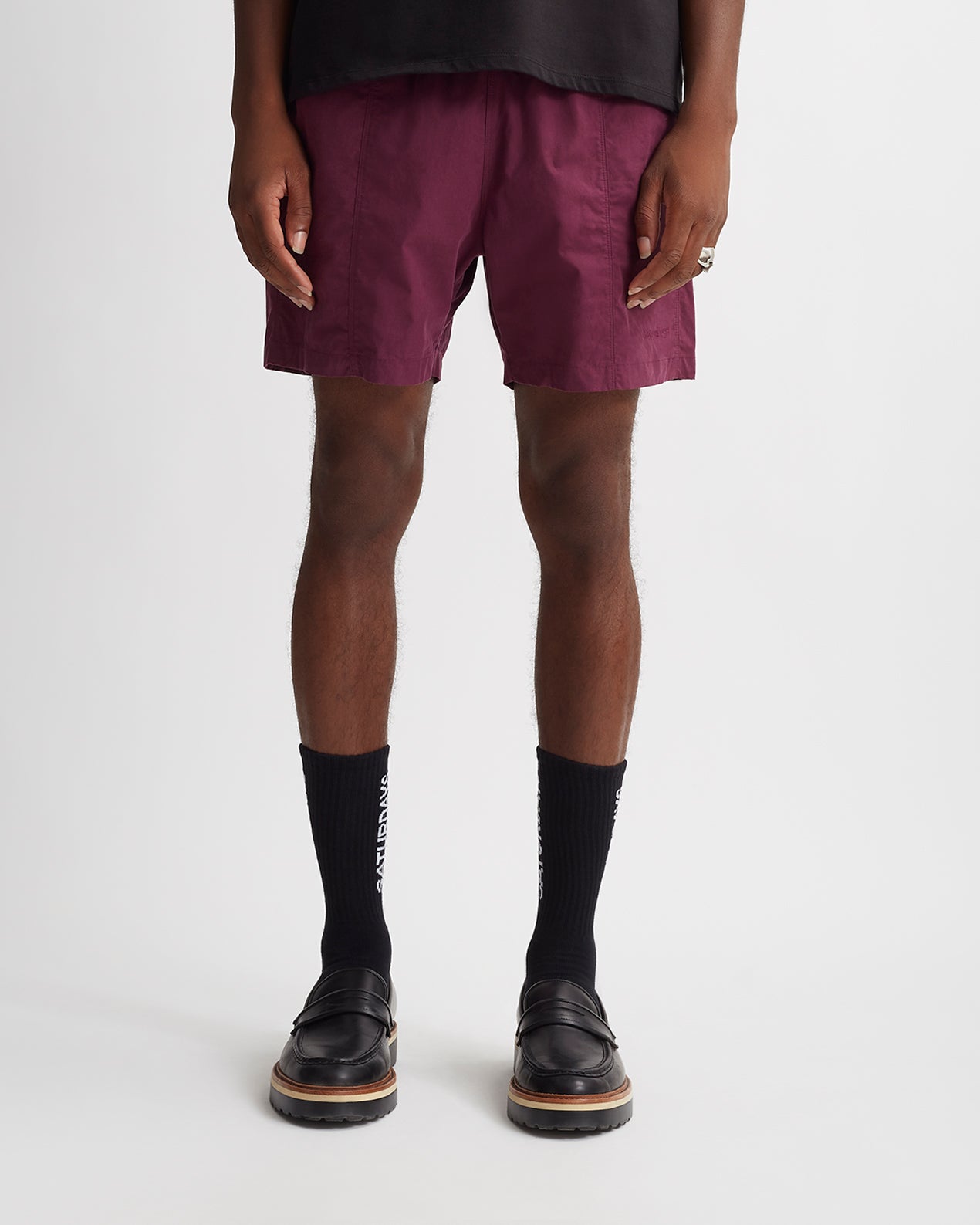 Grape Wine | Mario Vintage Wash Short