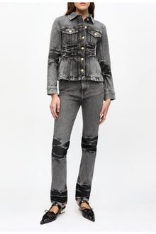 Carri Jeans in Denim | Black Washed