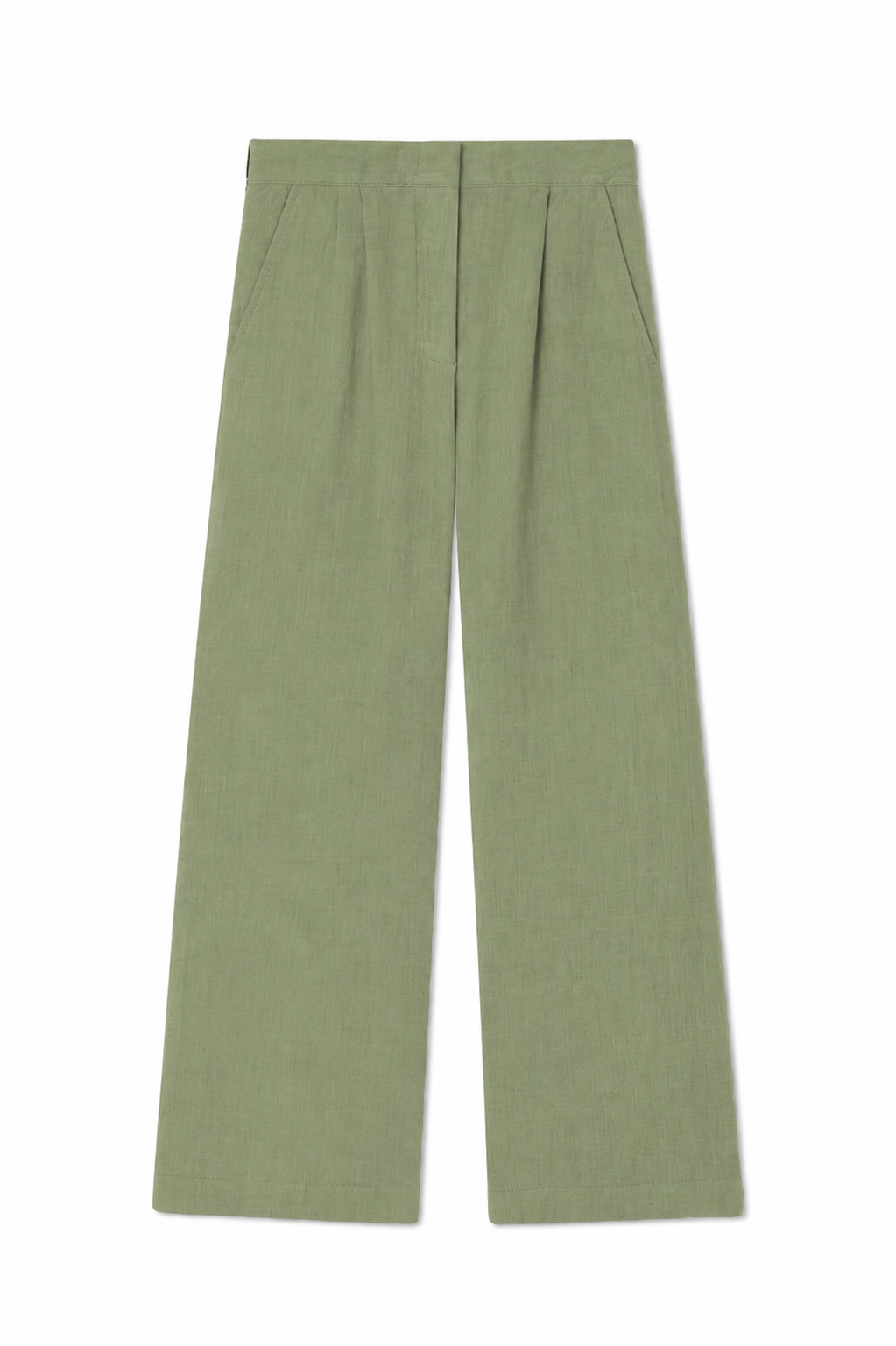 Marina Linen Trouser | Sage