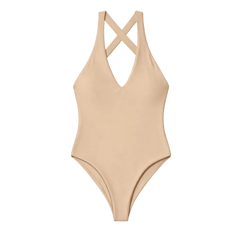 Blake One Piece | Taupe Sheen