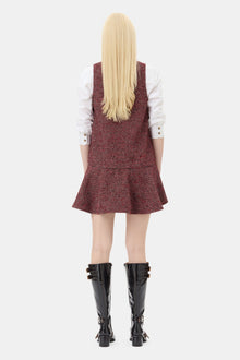 Check Mini Dress | Racing Red