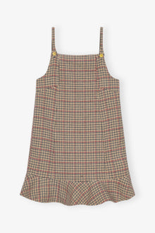 Check Mini Dress | Tiger's Eye