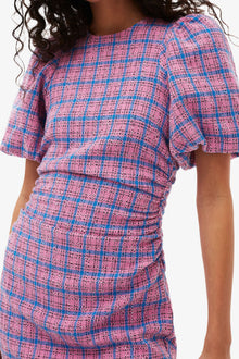 Check Suiting Mini Dress | Wild Orchid