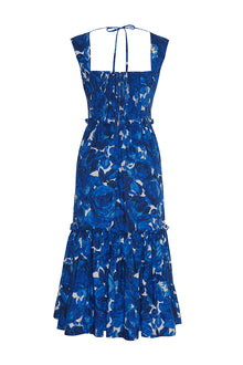 Claire Dress | Floral Garden Blue