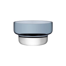 Contour Bowl | Steel Blue Crystal