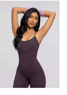 Contrology Crossback Bodysuit | Midnight Plum