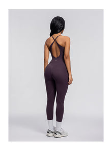Contrology Crossback Bodysuit | Midnight Plum