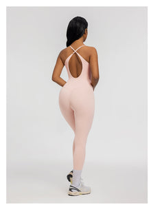 Contrology Crossback Bodysuit | Seashell