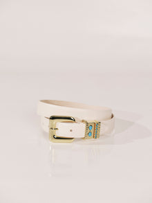 Mara Stone Ivory Turquoise Gold | Ivory & Turquoise & 24K Gold