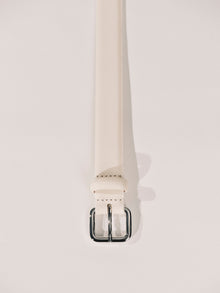 Mini Roller Belt | Ivory & Silver