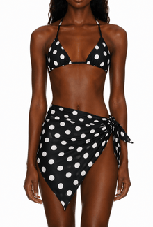 The Bandana | Polka Dot Noir