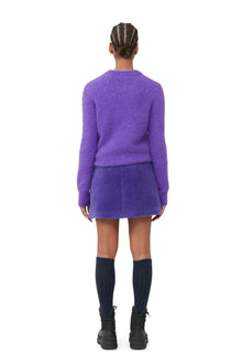 Corduroy Mini Skirt | Simply Purple
