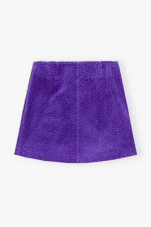 Corduroy Mini Skirt | Simply Purple
