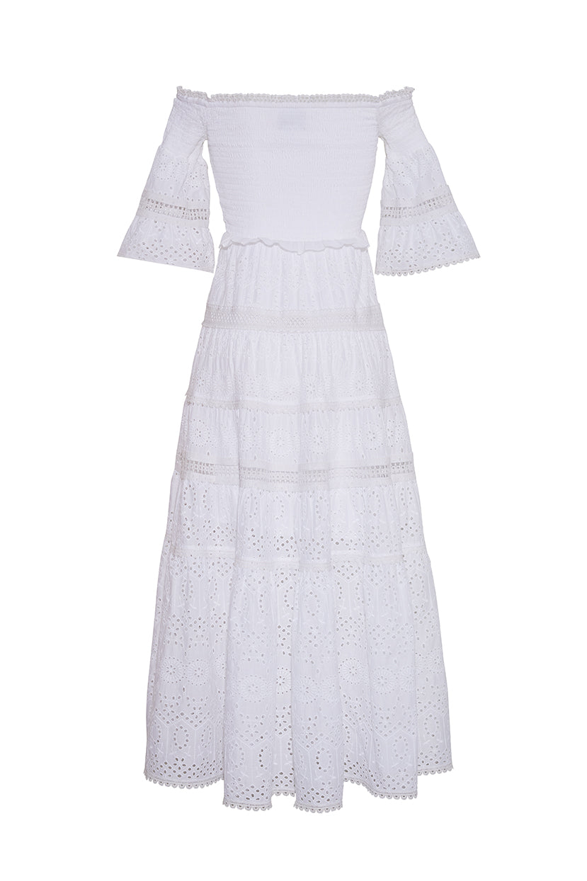 Corsica Dress | White