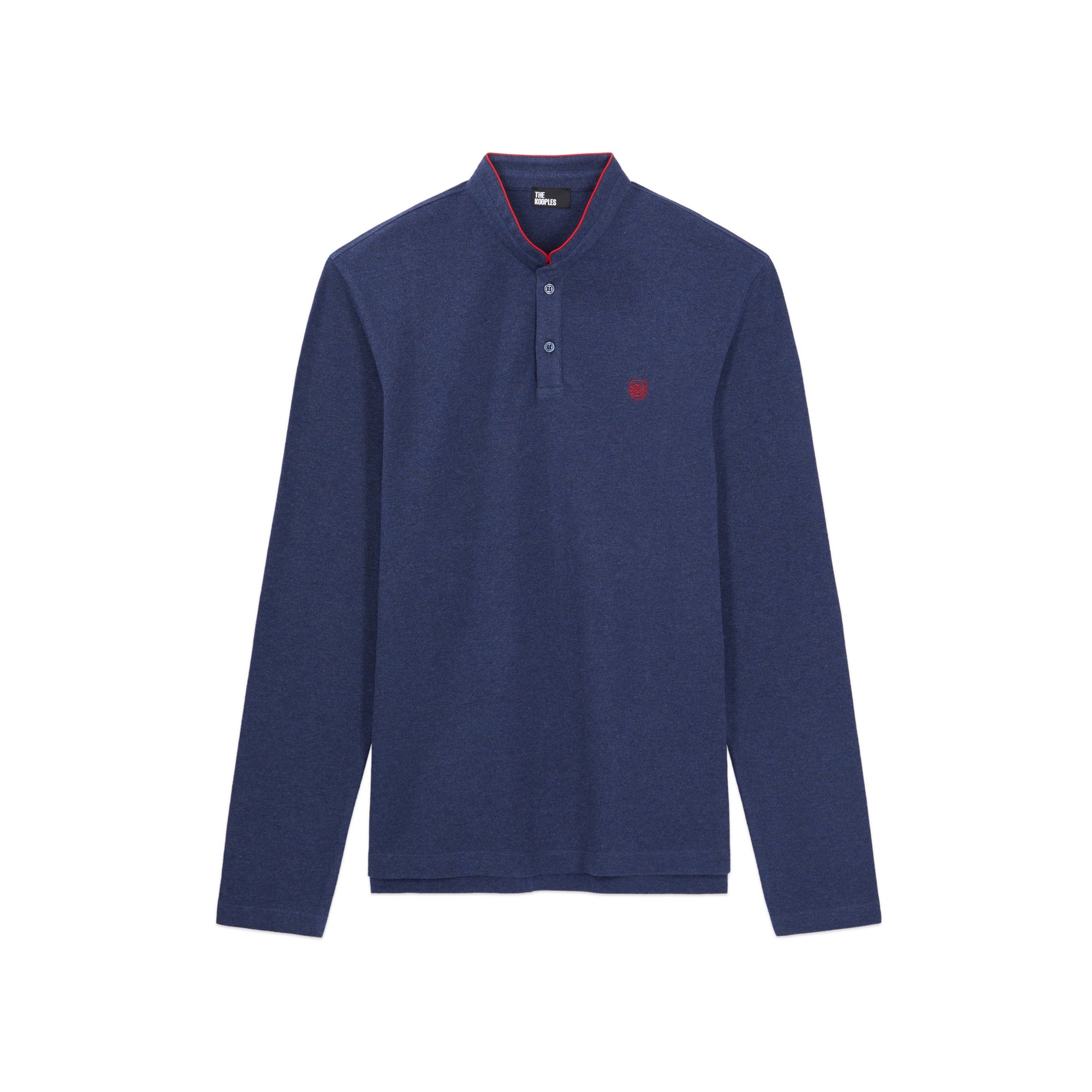 Cotton Polo T-Shirt | Men | Navy Blue